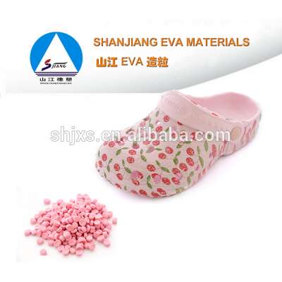 EVA material/Eva granule/Eva compound for shoe, sandal, road sign, slipper, sole, bicycle cushion, toy